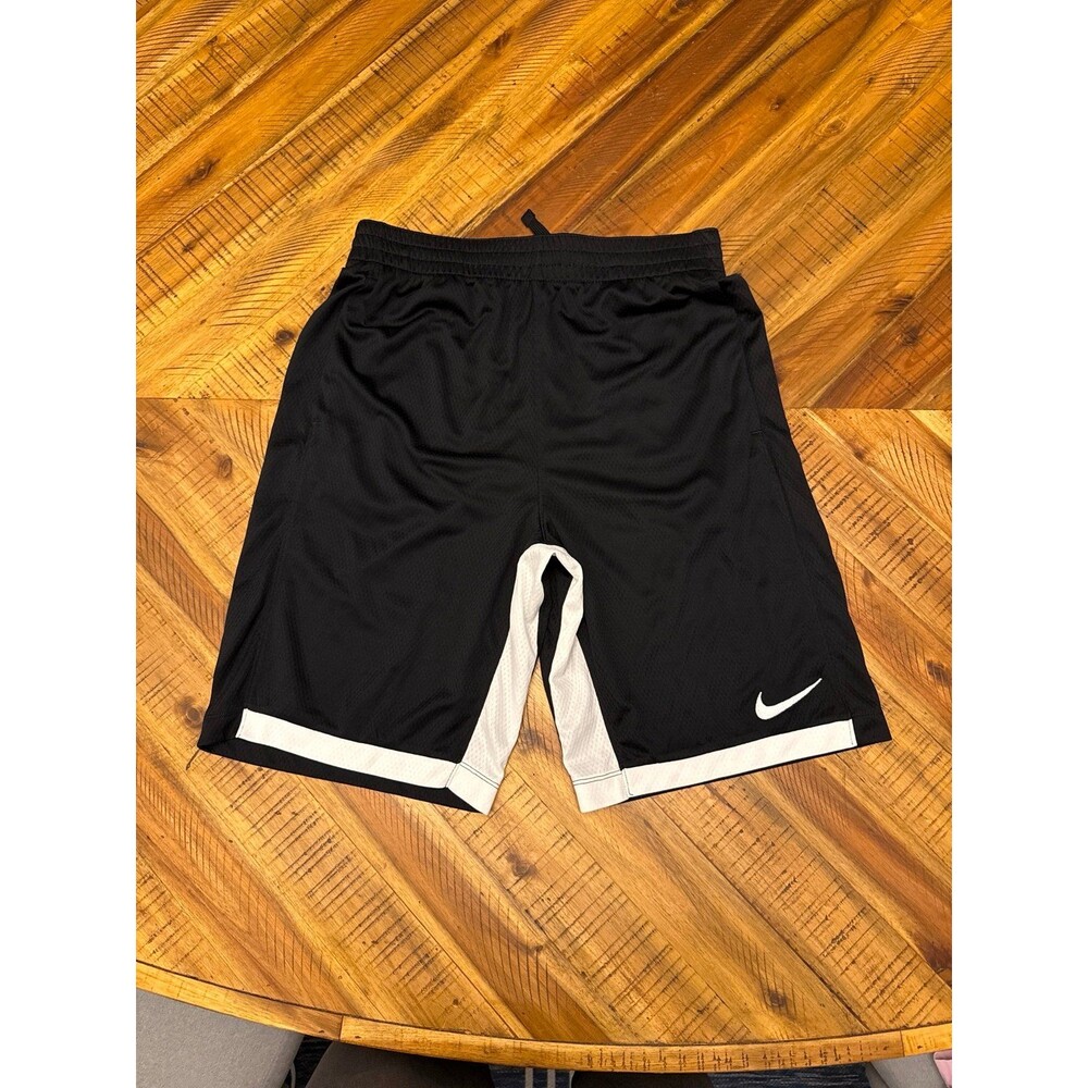 Nike Dri-FIT Youth XL Black Mesh Basketball Shorts 19” Long Baggy 90s